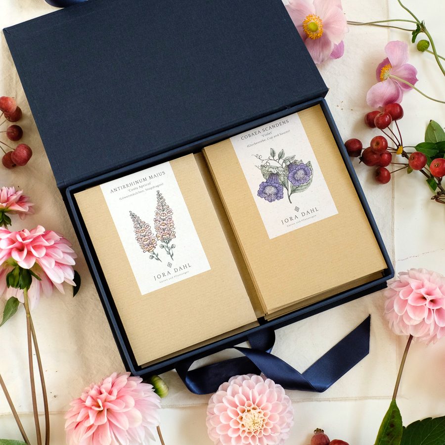 Saatgut, Blumensamen, Schnittblumen, Blumen aus dem Garten, Geschenk, Aufbewahrung