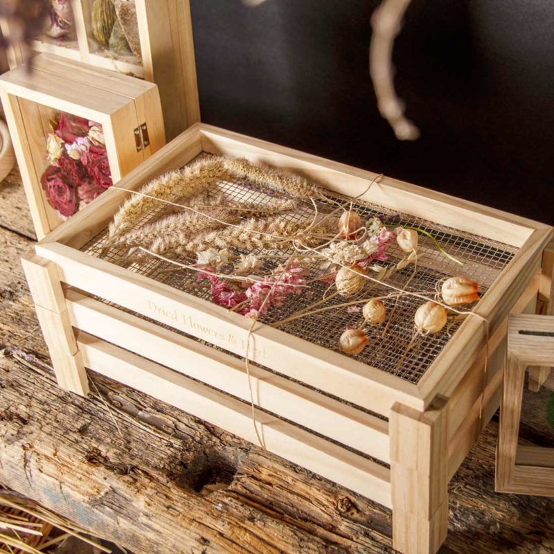 Holz Blumentrockner Trockenblumen Dry flowers